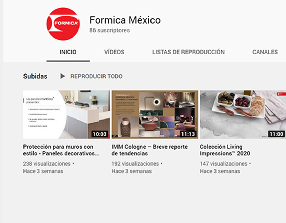 Formica® postea nuevos videos educativos de producto y tendencias | Conectando Negocios